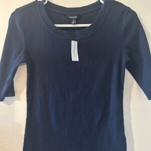 Banana Republic Dark Blue Short Sleeve Tee